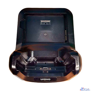 Urovo Коммуникационная подставка для DT40 [ACC-HBCDT40-T] {доп. слот для АКБ / зарядка без чехла / USB Type-C / Cradle for DT40 charging without protective cover}