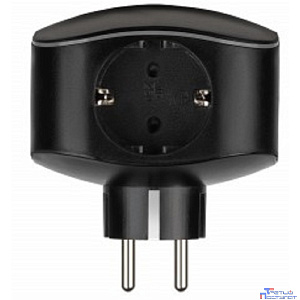 ЭРА Б0046364 Разветвитель электрический SP-3e-USB-BLACK на 3 розетки + 2 USB с заземлением со шторками 16А черный