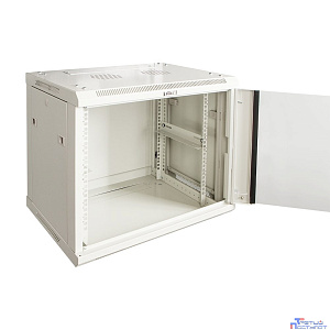 Шкаф коммутационный Lanmaster (TWT-CBWPG-6U-6X4-GY) 6U 600x400мм пер.дв.стекл 60кг серый