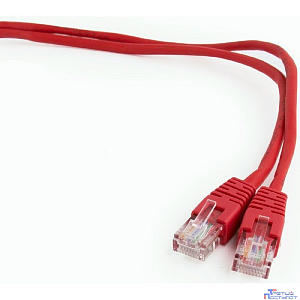 Cablexpert PP12-0.25M/R Патч-корд UTP кат.5e, 0.25м, литой, многожильный (красный)