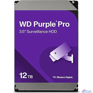 12TB WD Purple Pro (WD122PURP) {Serial ATA III, 7200- rpm, 256Mb, 3.5"}