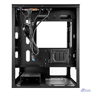 1STPLAYER Корпус FIREBASE X3-M Black / mATX, TG / 4x120mm LED fans inc. / X3-M-BK-4F1