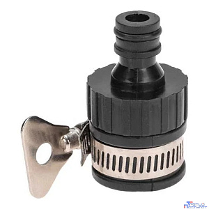 Rexant (62-0280) Адаптер пластмассовый, 3/4", с внешним хомутом Четыре Сезона