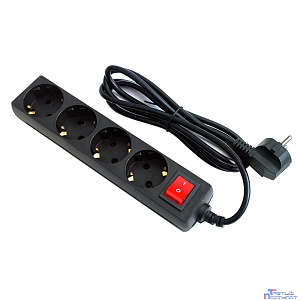 5bites SP4B-218 Сетевой фильтр 4S / 3*0.75MM2 / 1.8M / BLACK