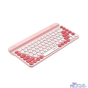 Клавиатура A4Tech Fstyler FBK30 розовый USB беспроводная BT/Radio slim Multimedia (FBK30 RASPBERRY)