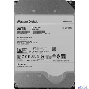 20Tb WD Ultrastar DC HC560 {SATA 6Gb/s, 7200 rpm, 512mb buffer, 3.5"} [0F38785/WUH722020BLE6L4] (38643)