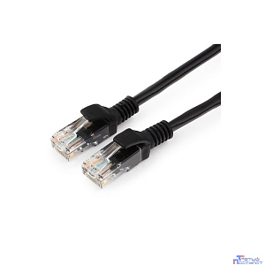 Cablexpert Патч-корд UTP PP12-2M/BK кат.5, 2м, литой, многожильный (черный)