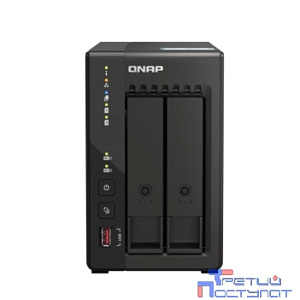 Сетевое хранилище NAS Qnap Original TS-253E-8G 2-bay настольный Celeron J6412