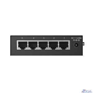 D-Link DES-1005D/O2B Неуправляемый коммутатор с 5 портами 10/100BASE-TX