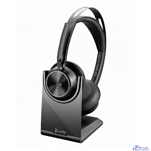 Poly 9T9J6AA#AC3 Voyager Focus 2 Microsoft Teams Certified with charge stand Headset Гарнитура беспроводная
