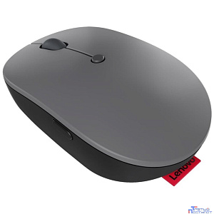 Мышь Lenovo Go серый оптическая (2400dpi) беспроводная USB-C для ноутбука (3but)