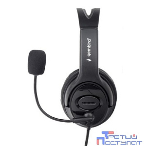 Gembird MHS-786, черный, регулятор громкости