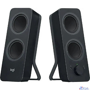 Колонки Logitech Z207 2.0 черный 10Вт беспроводные BT