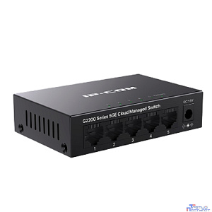 IP-COM G2205D  WEB Smart Коммутатор настольный 5-Ports 10/100/1000 Base-T Gigabit Switch