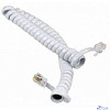 Rexant (18-2041) Шнур для телефонной трубки, витой RJ-10 (4P-4C), 4м, белый