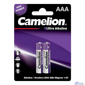 Camelion Ultra BL-2 LR03 (LR03-BP2UT, батарейка 1,5В)(2шт. в уп-ке)