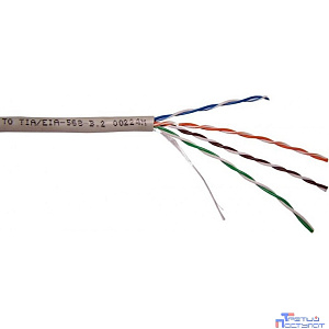 Lanmaster NM-UTP5E4PR-CCA Кабель NewMax UTP CCA, 4 пары, Кат.5e, PVC, серый, 305 метров