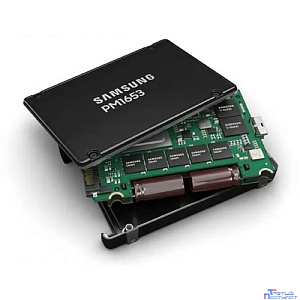 Samsung SSD PM1653, 7680GB, 2.5" 15mm, SAS 24Gb/s, 3D TLC, MZILG7T6HBLA-00A07