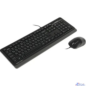 Клавиатура + мышь A4Tech Fstyler F1010 клав:черный/серый мышь:черный/серый USB Multimedia [1147539]