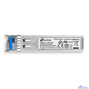 TP-Link SM321B WDM SFP-трансивер, 1000Base-BX (Simplex LC), Tx: 1310нм, Rx: 1550нм, одномод, до 20км