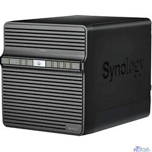 Synology DS423 Сетевое хранилище NAS, слоты 4x2.5"/3.5" SATA3, 2x1 Гбит/с, 2xUSB 3.X, Realtek RTD1619B/4x1.7 ГГц, DDR4 2Gb, 90W