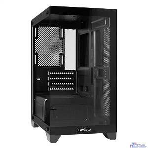 ExeGate EX299568RUS i3 SEA LE-NPX500 (mATX, БП 500NPX, 1*USB+1*USB3.0, HD аудио, черный, передняя и боковая панели - закаленное стекло)