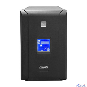 ИБП HIDEN EXPERT ULS1200C 1200ВА/720Вт {Линейно-интерактивный,4xSchuko+2xIEC C13 LCD, USB, встроенные АКБ 2x12B/7Ач}