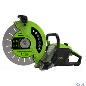 Greenworks 82PC14, Бетонорез аккумуляторный 82V, 350 мм, 4,3 кВт, {без АКБ И ЗУ} [1501307]