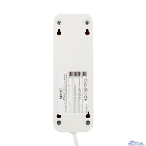 Rexant (11-8733) Удлинитель 3 гнезда, 3м, 2х0,75мм?, б/з, белый