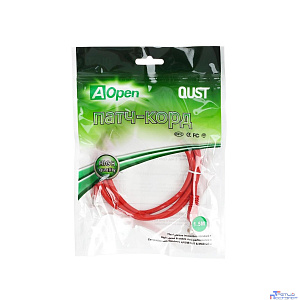 Aopen Патчкорд литой Aopen/Qust UTP кат.5е 1,5м красный <ANP511_1.5M_R>