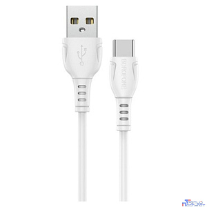 BOROFONE BX51/ USB кабель Type-C/ 1m/ 3A/ White