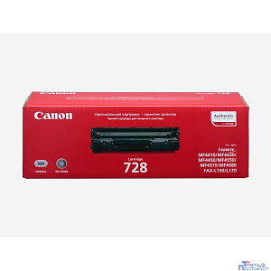Canon Cartridge 728  3500B010/3500B002/3500A002  Картридж для MF4410/4430/4450/4550dn/4570dn/4580dn, Черный, 2100стр.