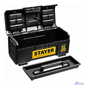 STAYER Ящик для инструмента "TOOLBOX-24" пластиковый, Professional [38167-24]
