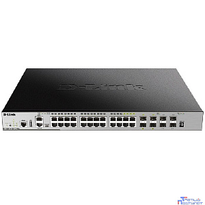 D-Link DGS-3630-28TC/A2ASI PROJ Управляемый L3 коммутатор, стек, 20x1000Base-T, 4x10GBase-X SFP+, 4xCombo 1000Base-T/SFP, ПО SI