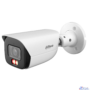 DAHUA DH-IPC-HFW3249EP-AS-IL-0280B Уличная цилиндрическая IP-видеокамера 2Мп, 1/2.9” CMOS, объектив 2.8мм, видеоаналитика, микрофон, ИК 50м, LED 50м, IP67, металл