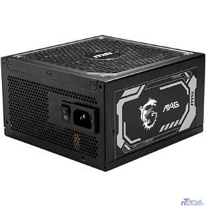 Блок питания ПК/ Power Supply MSI MAG A1000GL PCIE5, 1000W 80+ Gold (ATX, 3.1, PCIe 5.1, Full modular, 1x24(20+4)pin, 2xCPU 8(4+4)pin, 4xPCIe*2 8(6+2)pin, 1x12V-2x6, 12xSATA3, 4xMOLEX4pin, Active, 135