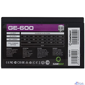GameMax GE-600 Блок питания ATX 600W