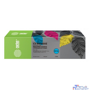 Картридж струйный Cactus 991XL CS-M0J90AE голубой (250мл) для HP PW 755dn/MFP774dn/779dn/Pro750dw/772dn