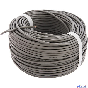 PROconnect (01-0052-100) Кабель витая пара U/UTP, CAT 5e, PVC, 4PR, 24AWG, INDOOR, SOLID, серый, 100м