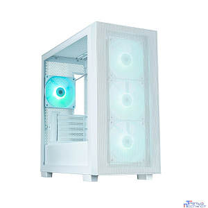 Корпус XASTRA  A510M 4ARGB-UC White mATX/Mesh/ Screwless full-size TG /4x 120mm FC120 ARGB PWM fans/ Type-C / A510M-4FC12A-UC-WH