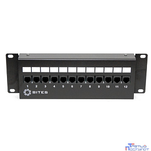 5bites Патч-панель PPU55-08W UTP / 5E / 12P / FRONT DUAL IDC / 2U / L=287MM / WALL
