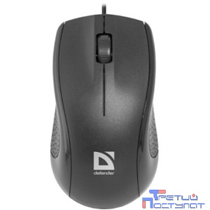 Defender Optimum MB-160 Black USB {Проводная оптическая мышь, 3 кнопки,1000 dpi} [52160]