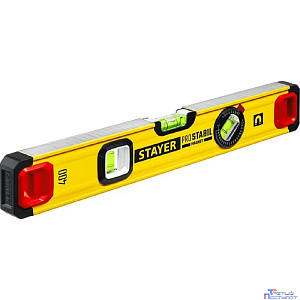 Уровень Stayer 3480-040 40см, магнитный, глазков: 3шт