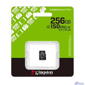 Micro SecureDigital 256GB Kingston SDCS3/256GBSP Canvas Select Plus V10 A1 w/o adapter