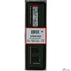 Kingston DDR4 DIMM 8GB KVR26N19S6/8 PC4-21300, 2666MHz, CL19