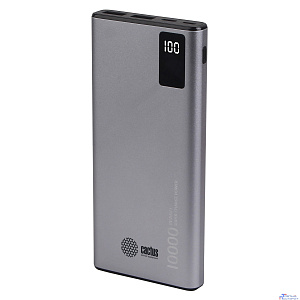Мобильный аккумулятор Cactus CS-PBFSLT-10000 10000mAh 3A 2xUSB серый