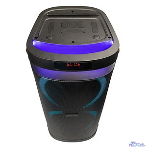 Dialog Oscar AO-300 - акустическая колонка 1.0, 80WRMS, Караоке с беспр. микр.,  BT+FM+USB+SD+LED