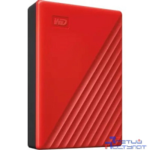 WD Portable HDD 5TB  USB 3.0  WDBPKJ0050BRD-WESN My Passport 2.5" красный