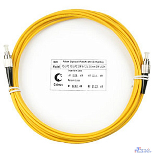 Cabeus FOP(s)-9-FC-FC-5m Шнур оптический simplex FC-FC 9/125 sm 5м LSZH