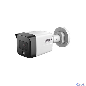 DAHUA DH-IPC-HFW1230TC1P-A-0360B-S6 Уличная цилиндрическая IP-видеокамера 2Мп, 1/2.8” CMOS, объектив 3.68мм, обнаружение людей, ИК 30м, IP67, металл/пластик